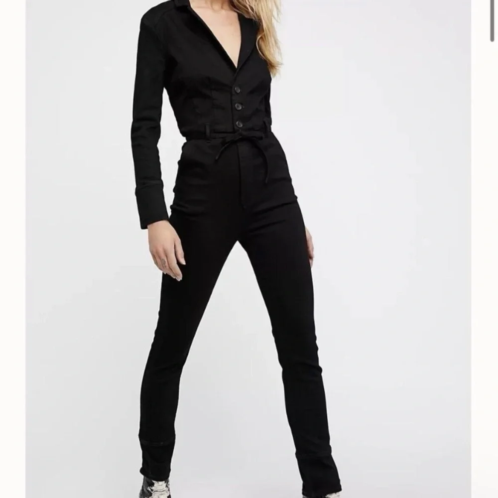 Free People Take Me Out Jumpsuit Size 6